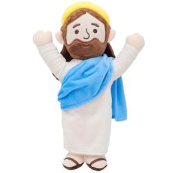 Jesús Christ Plushie Doll With White & Blue Robe