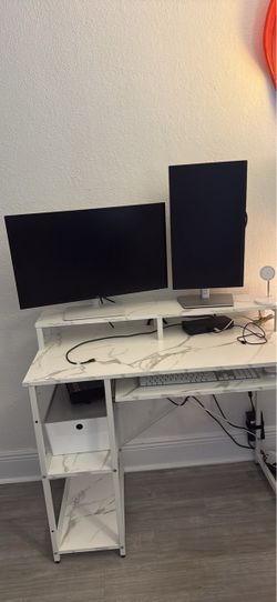 Desk and chair