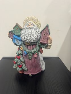 Santa Claus Birdhouse Figurine