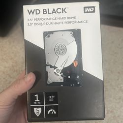 Western Digital WD Black 1TB  3.5 Performance Hard Drive 