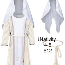 Nativity Biblical Costume Boys 5T / Traje Biblico Niño Christmas