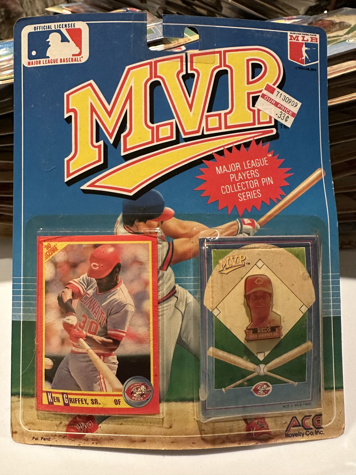 Ken Griffey, Sr MVP 1990 Score Baseball Card