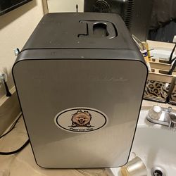 15-Can Retro Mini Beverage Cooler in Stainless Steel without Freezer