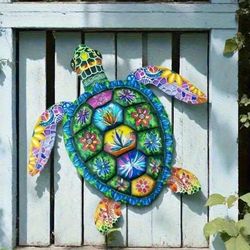 Metal Turtle Wall Decor