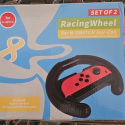 2 Set Racing Wheel Joy Con