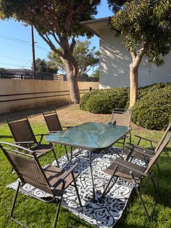Patio table and chairs