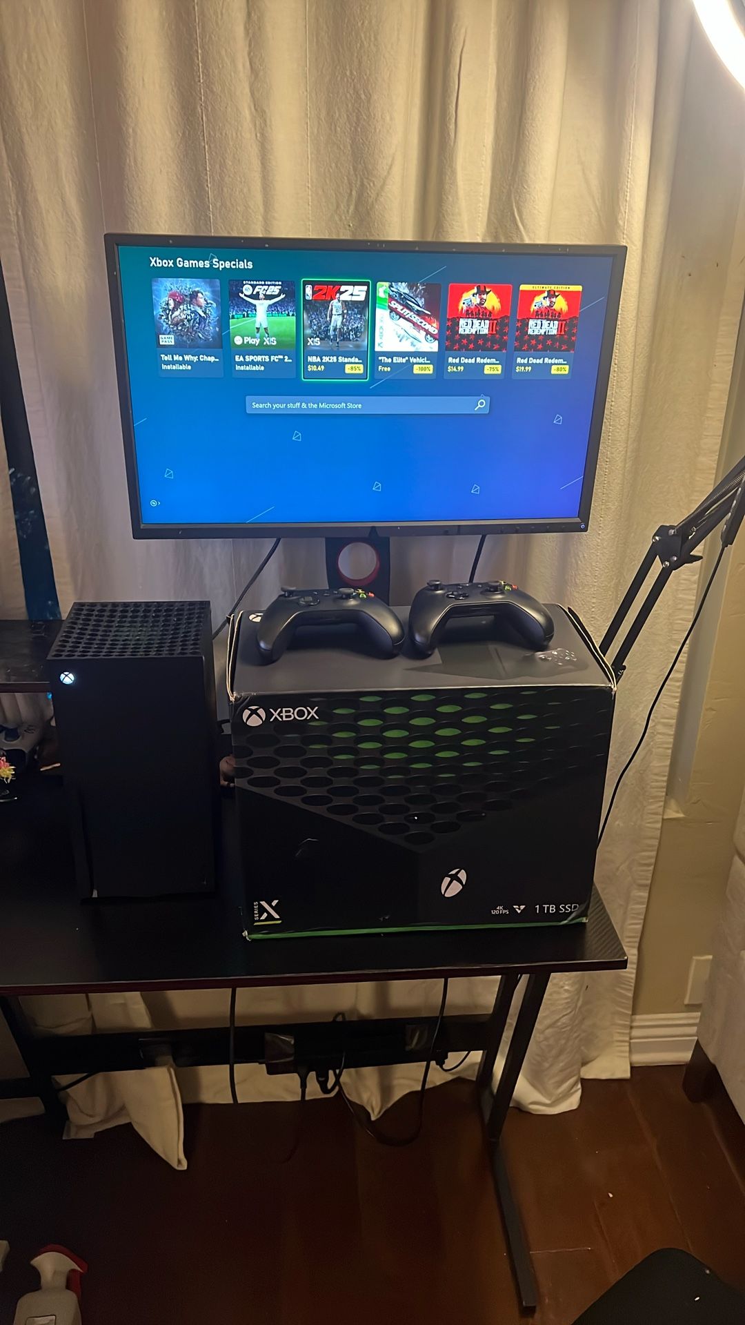 Xbox Series X 1 TB W/ 2 Controllers