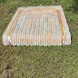 aluminum Awning, For Window Or Overhang On A Doors 46 1/4 Inches Wider 58 Inches Length