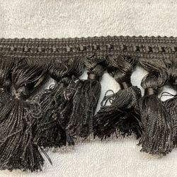 Tassel fringe   27 Yards... Black
