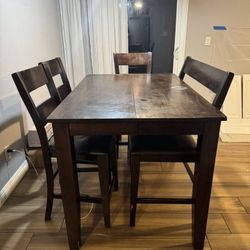Brown Dining Table - Used 