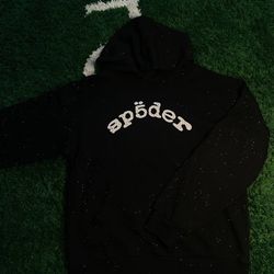 Black Vvs Sp5der Hoodie Dm Your Size