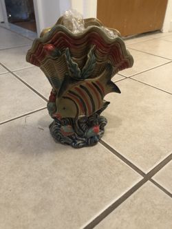 Fish statue