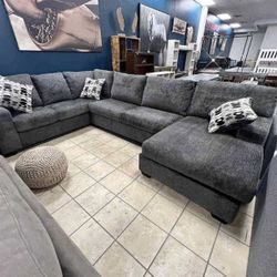 Grey couch Sectional Brand New 