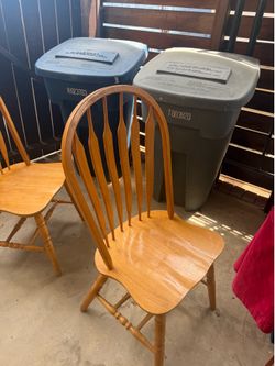 Two chairs and or table