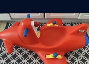 LITTLE TIKES Rocking AIRPLANE Playset Childsize Rocker 