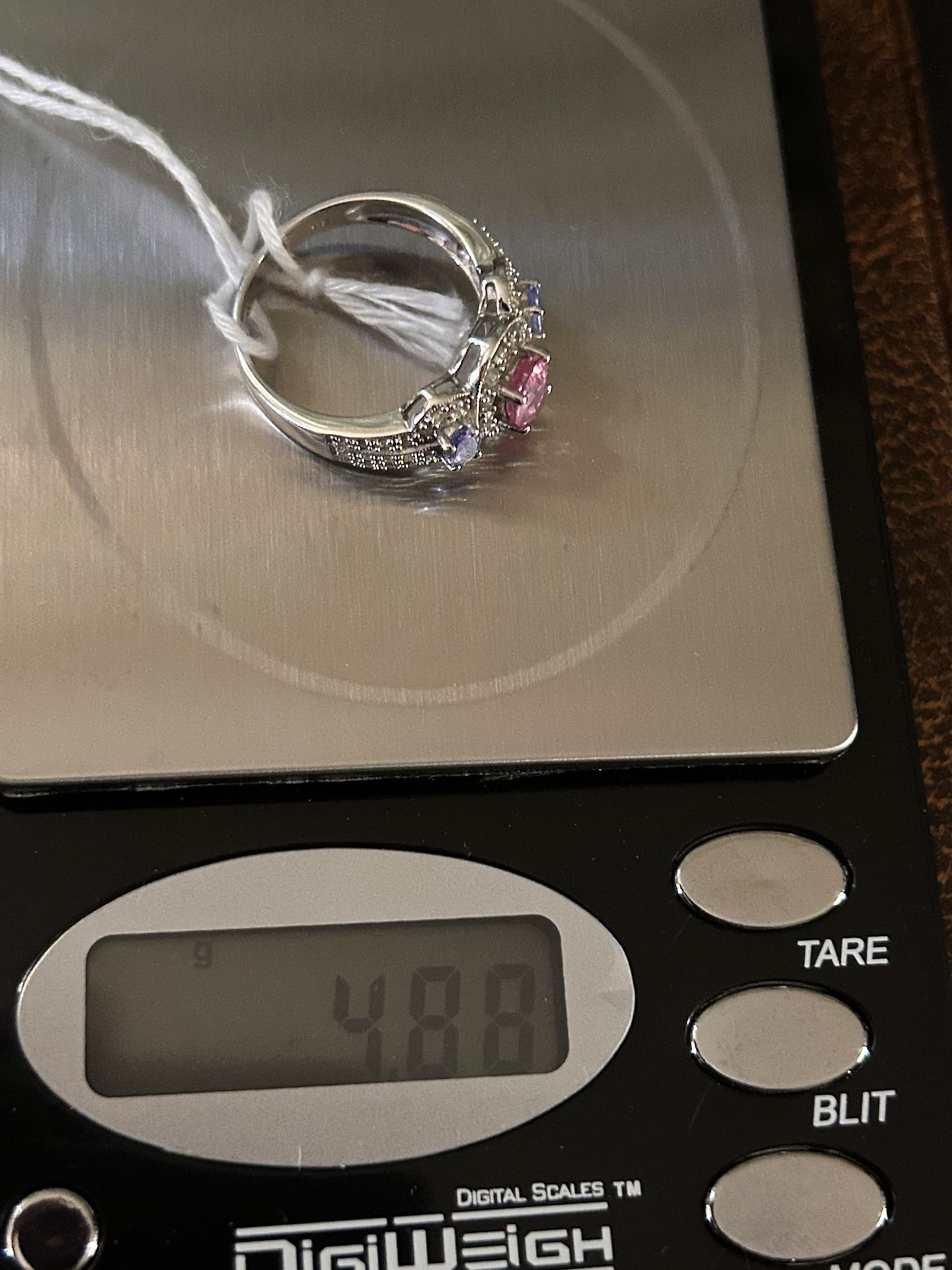 14k White Gold Ring 