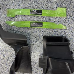 EGO Mower Blades + Plastic Housing Parts – Genuine Replacement Set