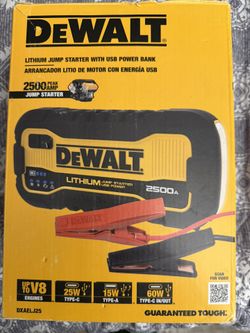 Dewalt 2500a Jump Starter New!