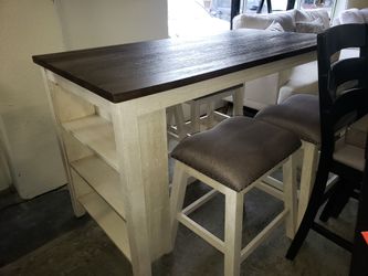 New 5pc dining room table set tax included free delivery