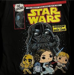 Star Wars Graphic T-Shirt Mens - Black -  Size XL