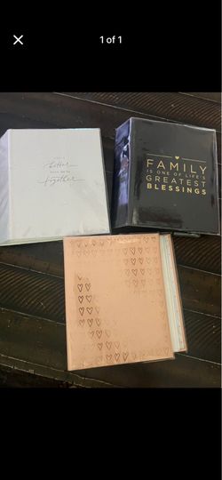Photo albums $15 for all 3