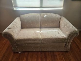 Loveseat sleep sofa with pull-out
