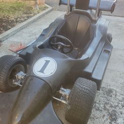 Custom Go-Kart with Roll Bar – #1