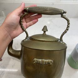 Antique Brass Pot 