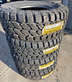35x12.50R17LT Groundspeed M/T Set Of 4 New Tires