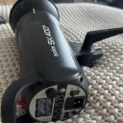 Godox SK400 II Studio Flashes with Softboxes and Large Lightbox - Lightly Used**