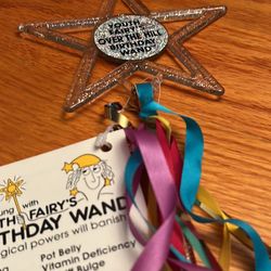 Over The Hill  Birthday Wand