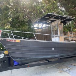 1985 Valco 21 ft Fishing Boat