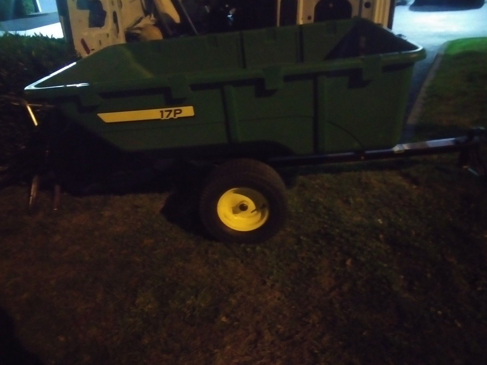 John Deere 17p tractor dump trailer for Sale in WA OfferUp