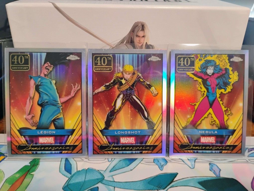 Marvel 2025 Topps Chrome 40th Anniversaries Marvel Cards Bundle