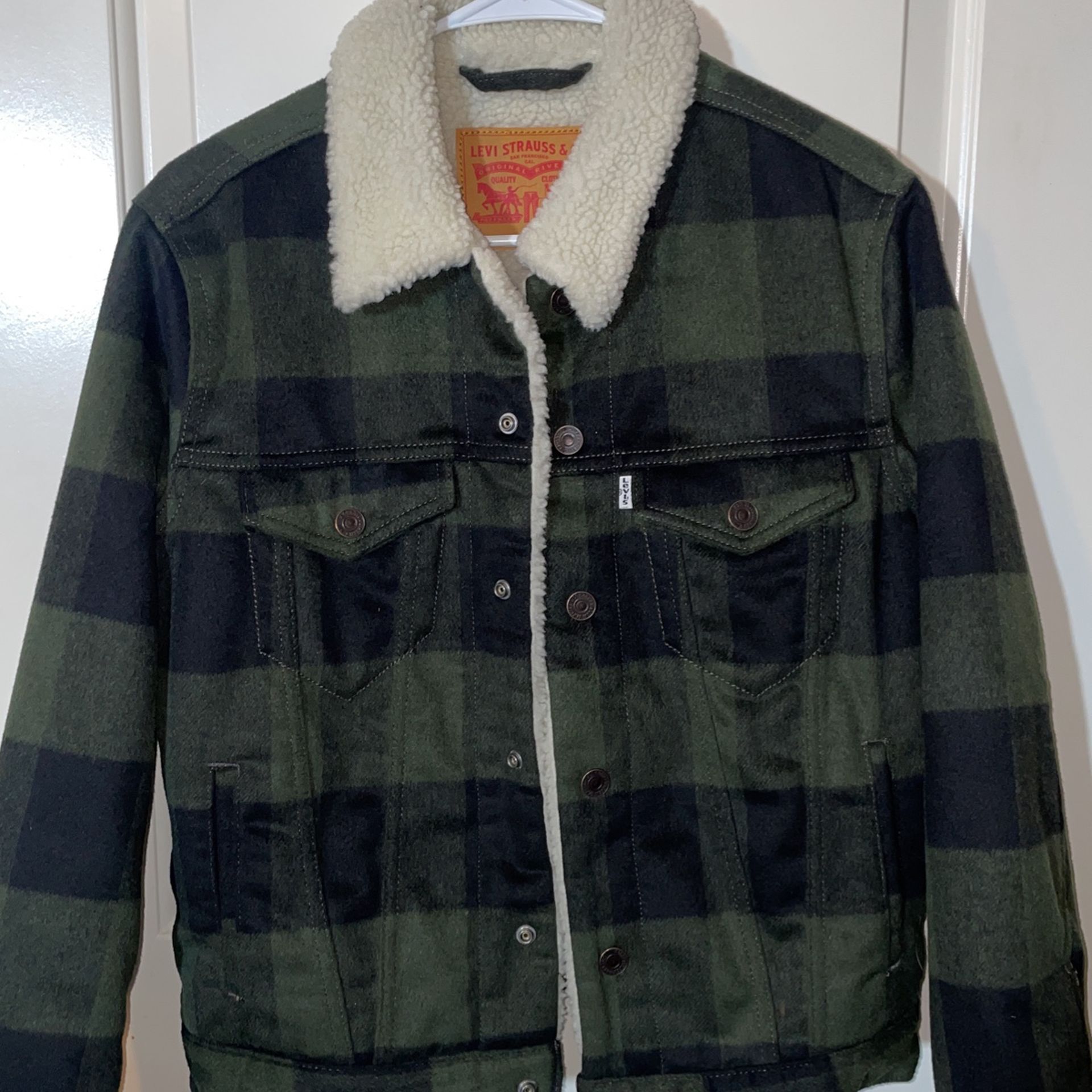 Men’s Xs Flannel Sherpa Jacket 