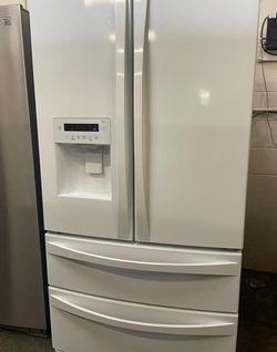 Samsung 4 Door White Refrigerator Fridge
