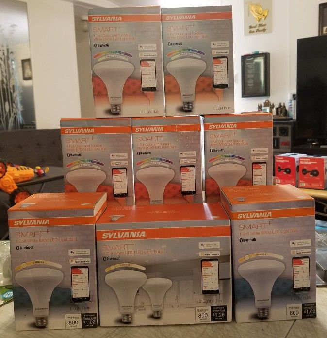 Sylvania Smart+LED Bluetooth light Bulb Lot 