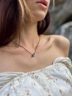 Oxidized Silver Rattlesnake Vertebrae