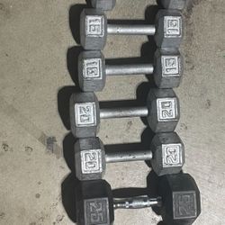 Dumbbell Weight Set 10-25 Lbs