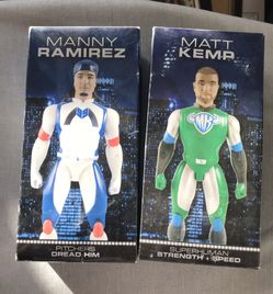 Manny Ramirez and Matt Kemp action figures