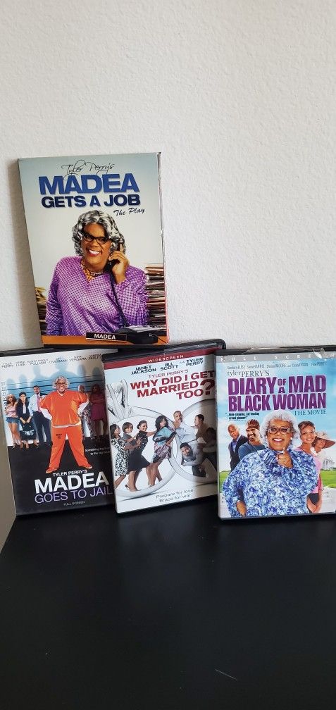 4 Tyler Perry's MADEA DVDs