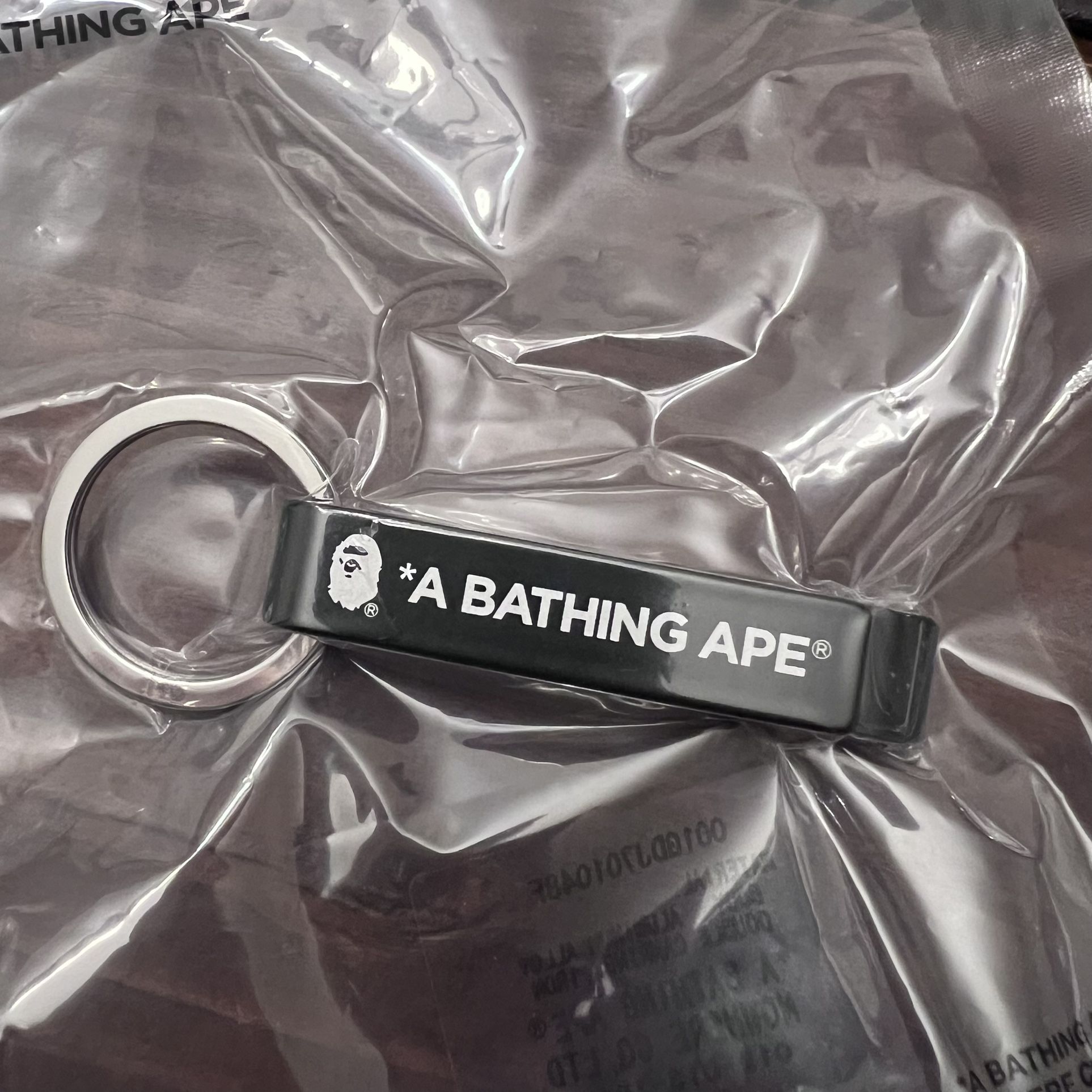 A BATHING APE BAPE Bottle Opener Keychain
