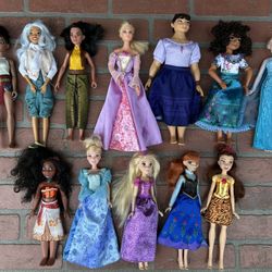 Disney Doll Characters Lot 