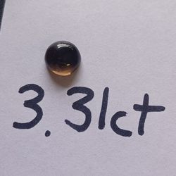 Smokey Black Quartz Cabachon 3.31ctw