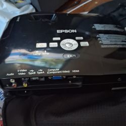 Epson Ex71 Projector Hdmi Vga Inputs 