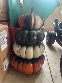 Stacked Halloween Pumpkins