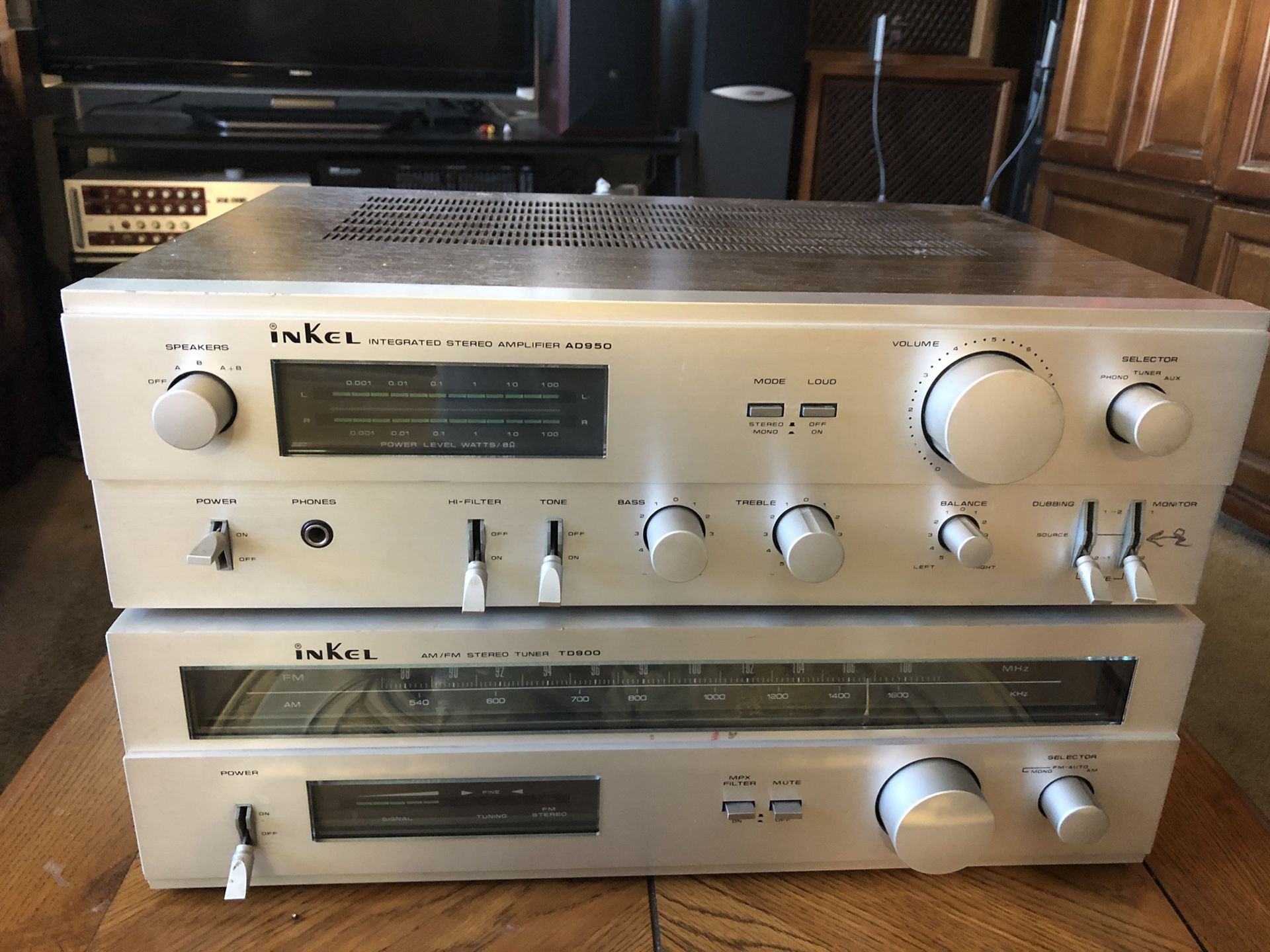 Inkel receiver and stereo tuner