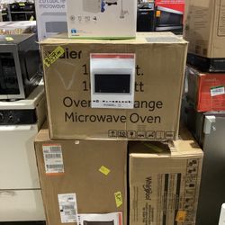Haier 24 in. 1.4 cu. ft. Over the Range Microwave in Stainless Steel