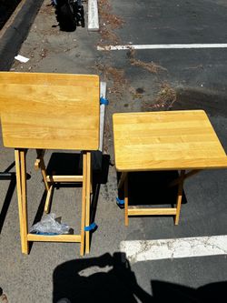 Small folding tables