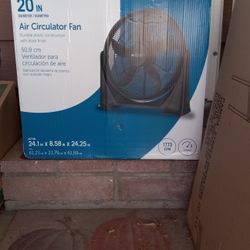 20" Air Circulator Floor Fan